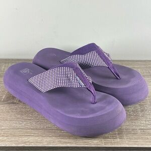 Y2K Reef Platform Flip Flops